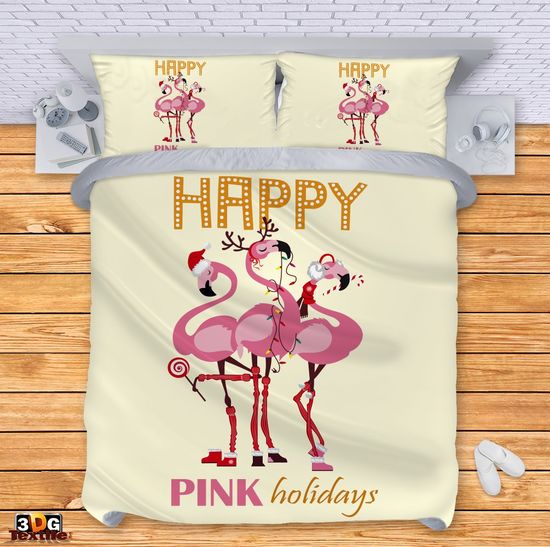 Bed Linen Pink Flamingo