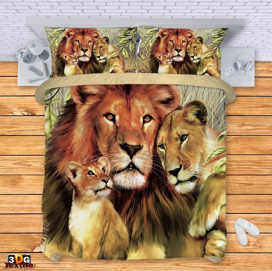 Bed Linen Lion family