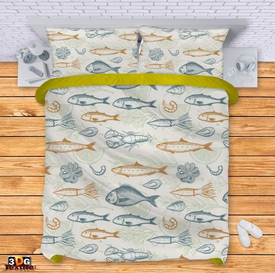 Bed Linen  Fish beige