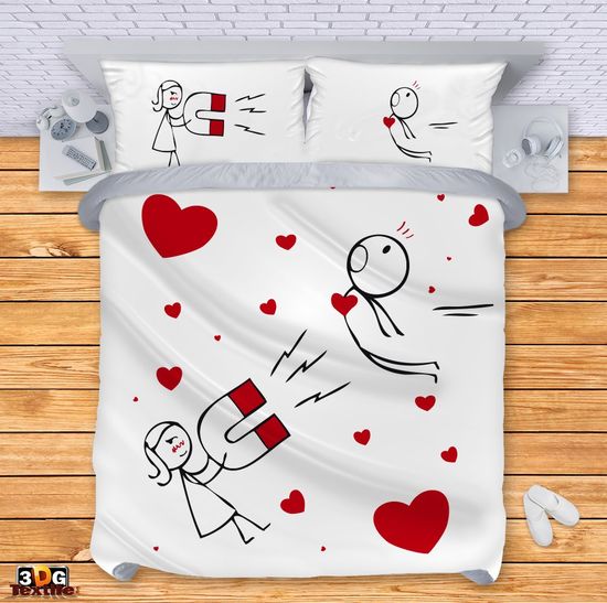 Bed Linen Magnet for my heart