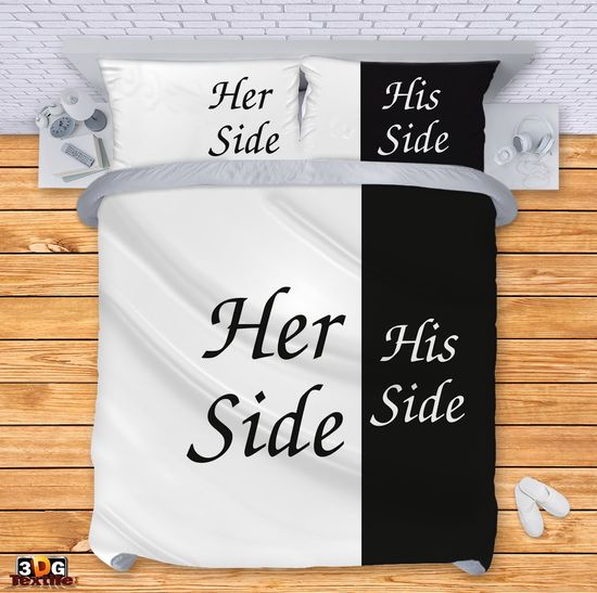 Bed Linen Her side, his side