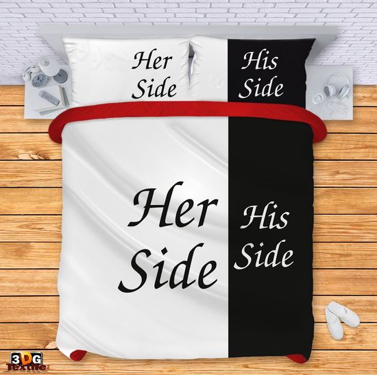 Bed Linen Her side, his side