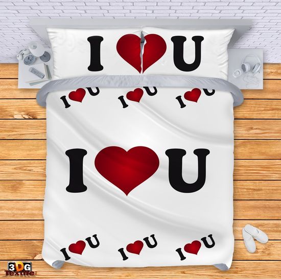 Bed Linen I love You