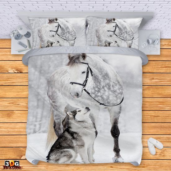 Bed Linen Horse and Wolf