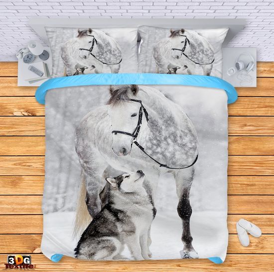 Bed Linen Horse and Wolf