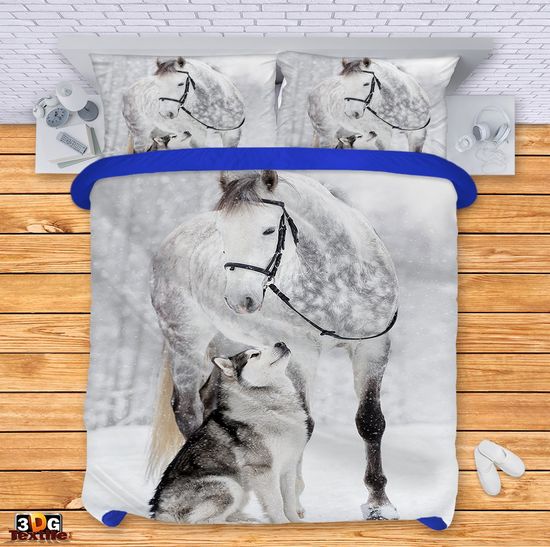 Bed Linen Horse and Wolf