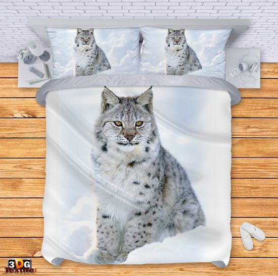 Bed Linen Lynx in snow