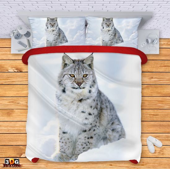Bed Linen Lynx in snow