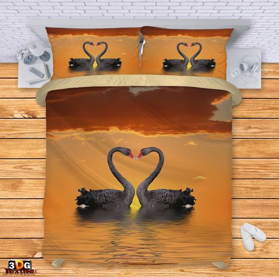 Bed Linen Black Swans