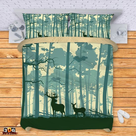 Bed Linen Deer in Forest