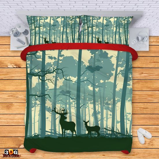 Bed Linen Deer in Forest