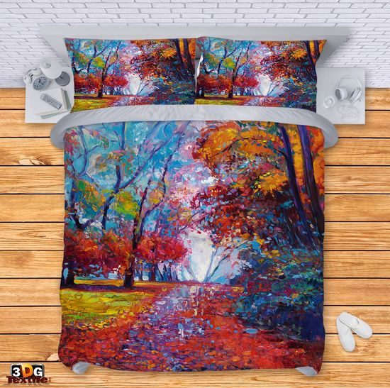 Bed Linen Forest Oil Painting