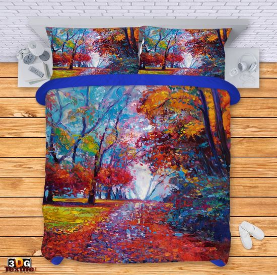 Bed Linen Forest Oil Painting