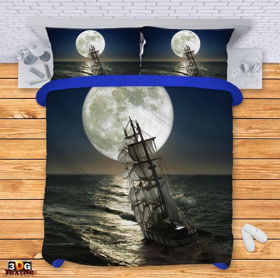 Bed Linen Ship and Moon