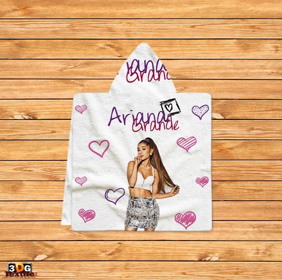 Kids Poncho Towel Ariana Grande