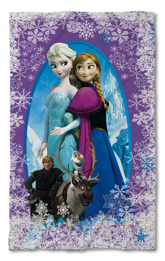 Beach Towel Frozen Purple