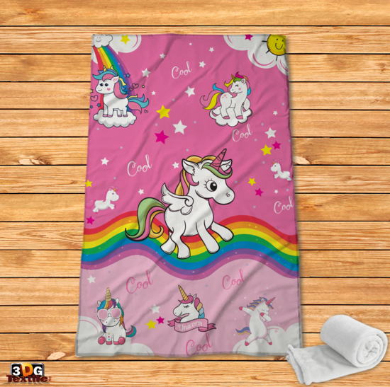 ​Pătură polar Unicorn