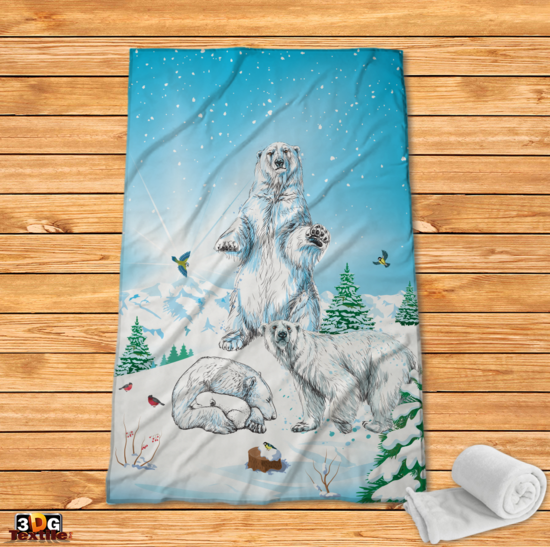 Pătură polar iarnă
