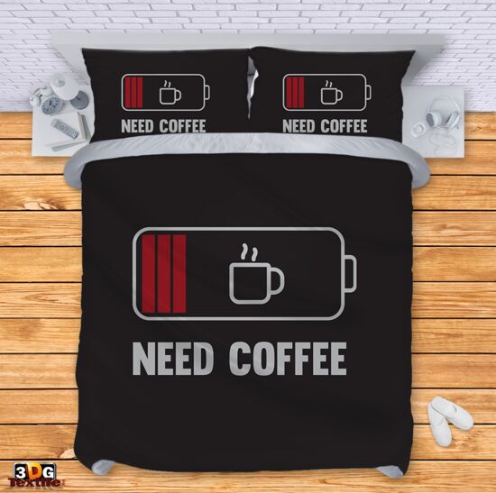 Bed Linen Need Coffee