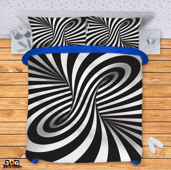 Bed Linen Black and White Illusion