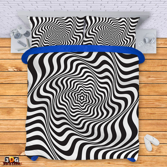 Bed Linen Black and White Illusion 2