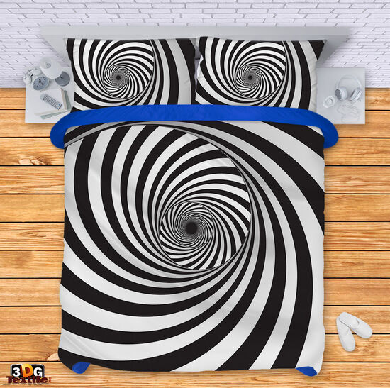 Bed Linen Black and White Illusion 3