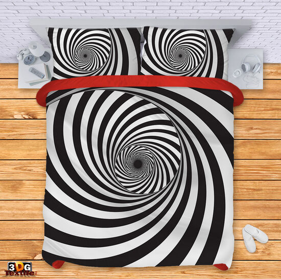 Bed Linen Black and White Illusion 3