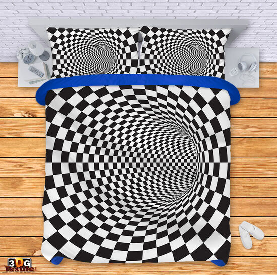 Bed Linen Black and White Illusion 4