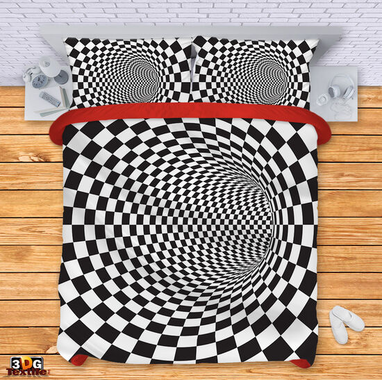 Bed Linen Black and White Illusion 4