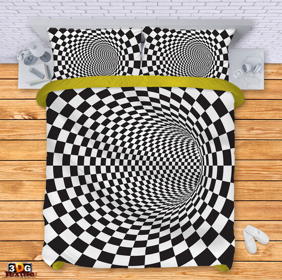 Bed Linen Black and White Illusion 4
