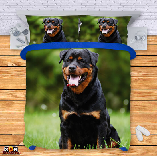 Bed Linen Black Rottweiler