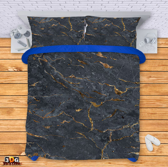 Bed Linen Black Marble