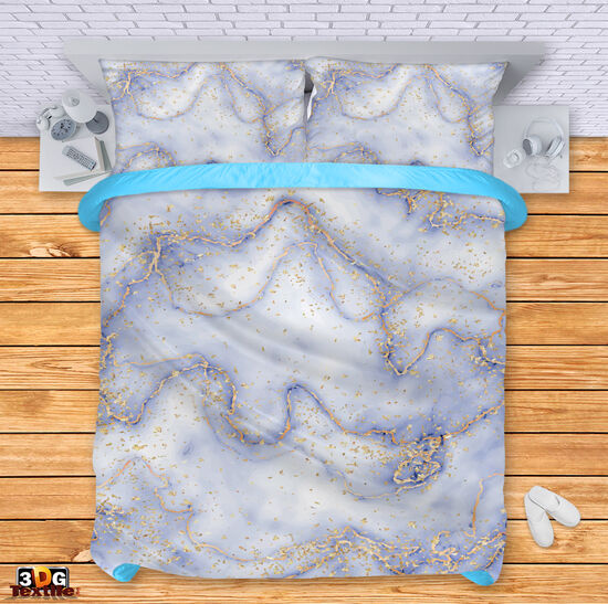 Bed Linen Pink Marble