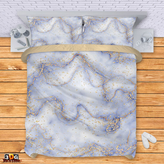 Bed Linen Pink Marble