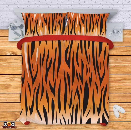 Bed Linent Tiger pattern