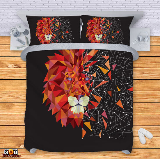 Bed Linen Geometric Lion