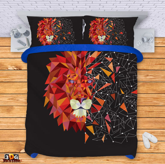 Bed Linen Geometric Lion
