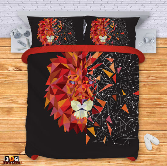 Bed Linen Geometric Lion