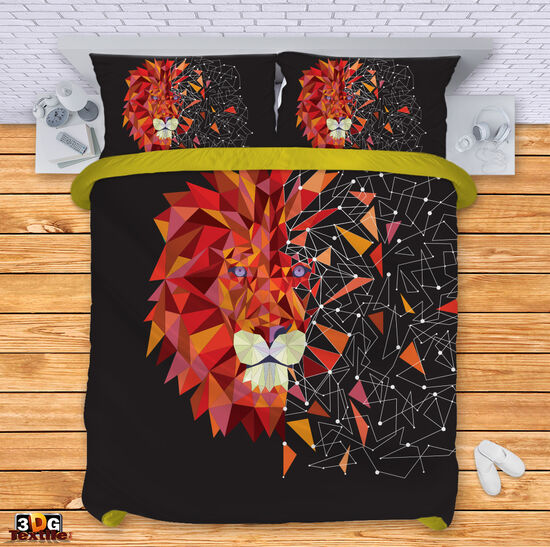 Bed Linen Geometric Lion