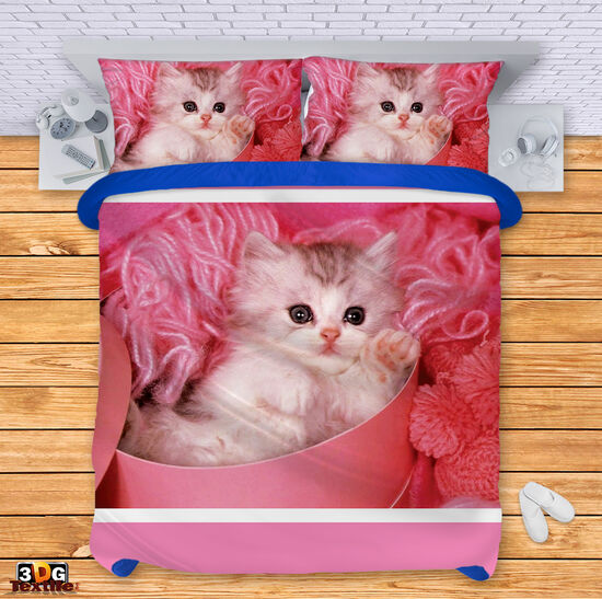 Bed Linen Pink Kitten