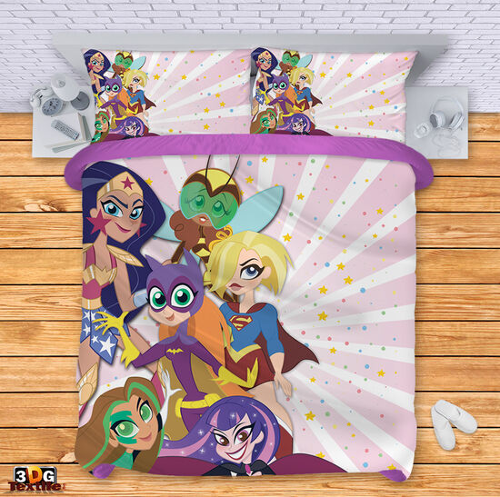 Bed Linen Girls Superhero