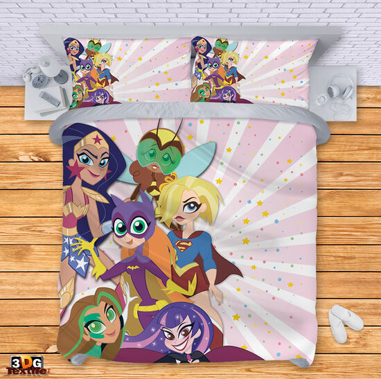 Bed Linen Girls Superhero
