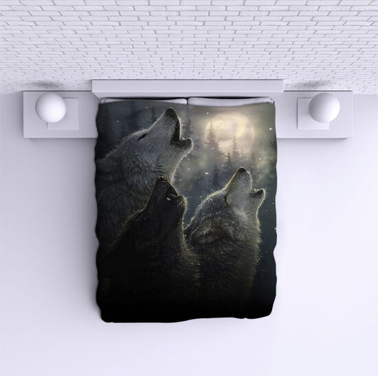 Bed Cover Wolves
