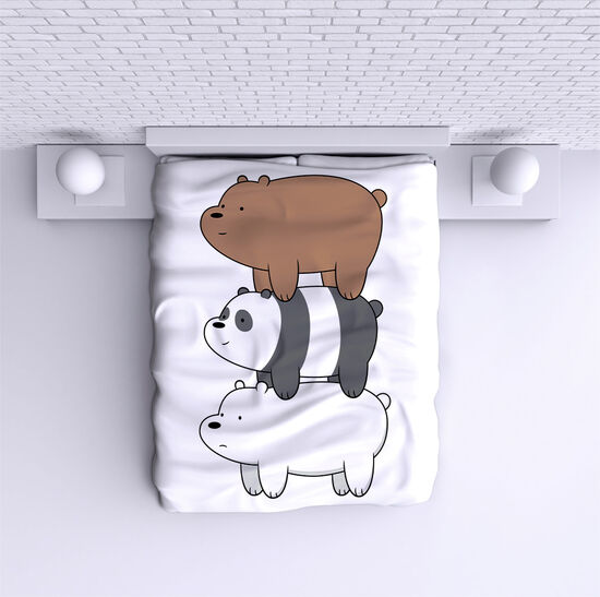 Bed Cover We Bare Bears