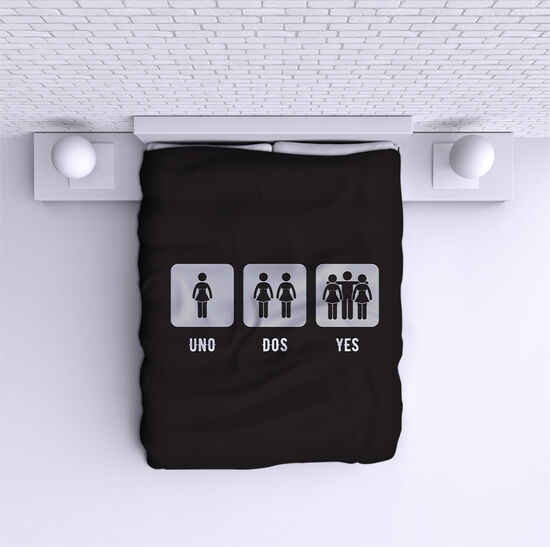 Bed Cover Threesome
