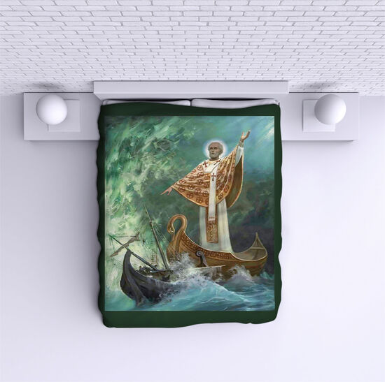 Bed Cover Saint Nicholas