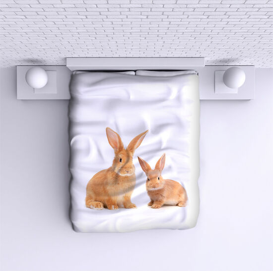 Bed Cover Bunnies