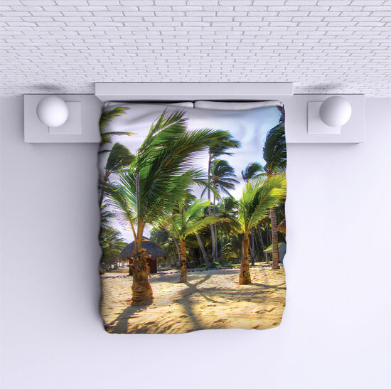 Bed Cover Palms
