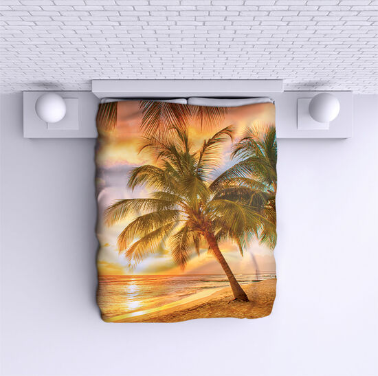 Bed Cover Palms 2