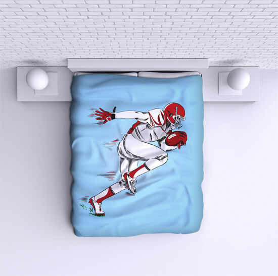 Bed Cover American Football